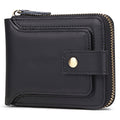 Rfid Wallet for Men Genuine Leather Minimalist Wallet Bifold Coin Purse