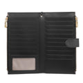 Wallet Women Multi Card Slim Leather RFID Blocking Credit Card Holder Wallet Purse with Zipper Pocket