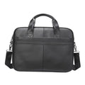 Briefcases for Men Expandable Pocket Messenger Leather Vintage Briefcase Mens Messenger Bag Leather Bag for Computer Travel Office Men Black