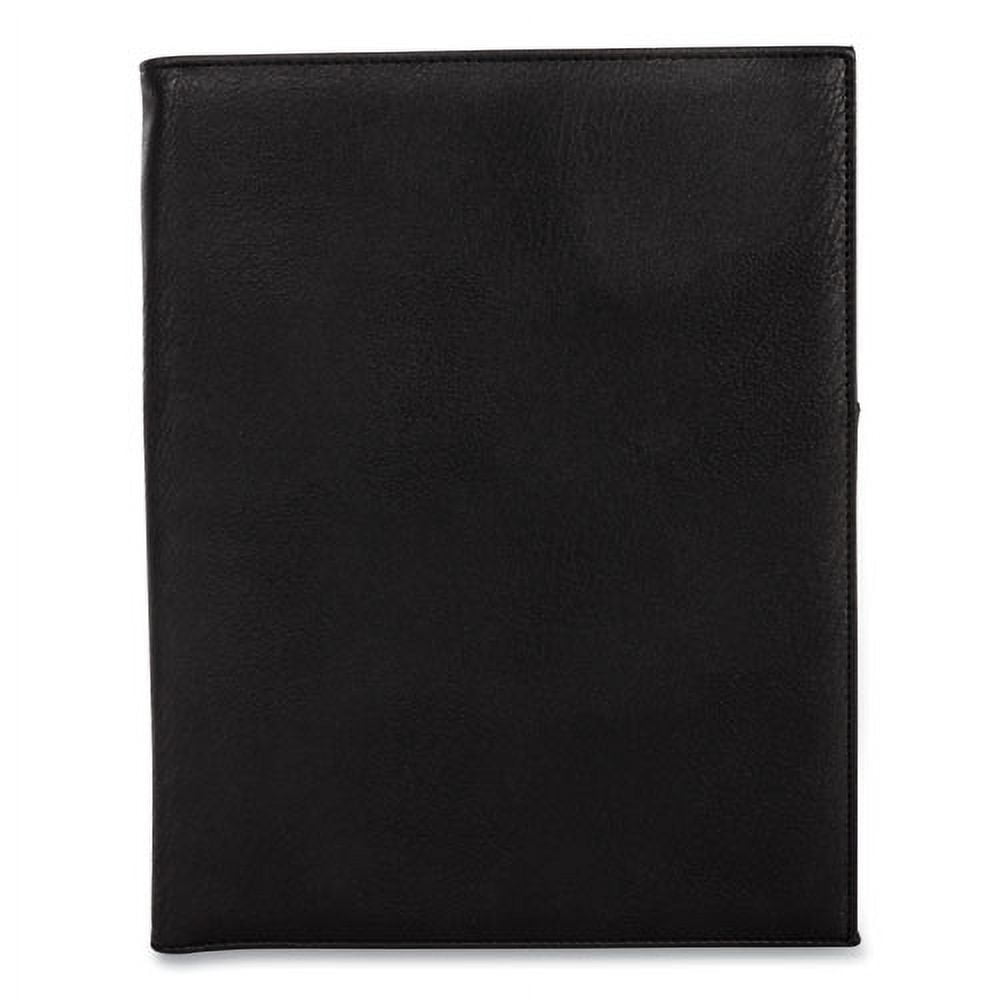 Faux-Leather Padfolio, 9 X 12 Pad, 9.75 X 12.5, Black | Bundle of 2 Each