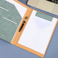 Faux Leather Padfolio Letter Size – Business Portfolio Folder with Clipboard, Magnetic Closure & Pen Loop, Document Organizer for Interview,