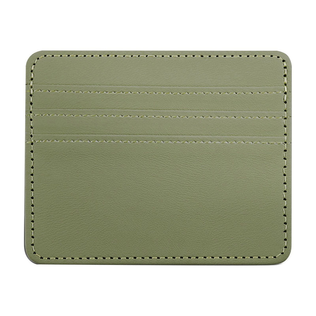 Card Holder Card Storage Bag Green,Credit Card Holder Slim Minimalist Front Id Small Compact Leather ,Card Holder*1