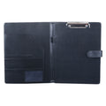 Padfolio with Clipboard, Faux Leather Portfolio Binder, Legal Pad Holder for Letter Size Notepad, Resume, Writing Pad...