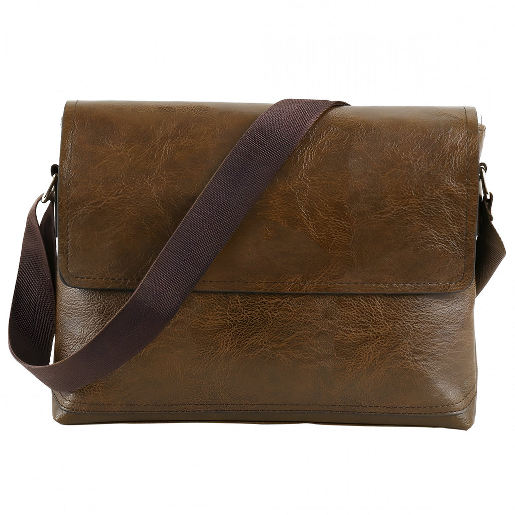 Mens Leather Bags Messenger Bag Briefcase Satchel Shoulder Handbag Cross Body
