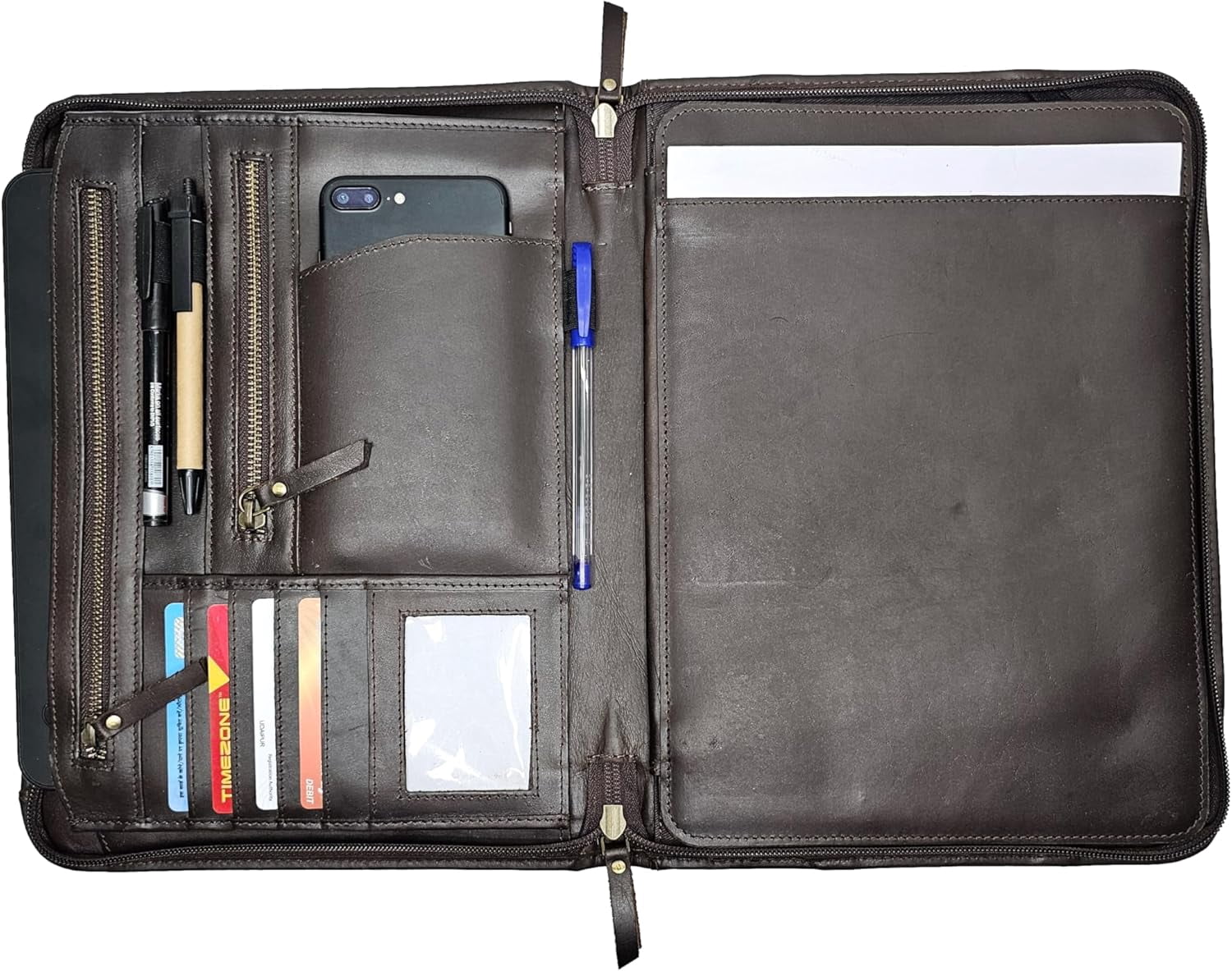 Business Portfolio | Professional Organizer Men & Women | Padfolio with Sleeves for documents & Compatible with pro 1...