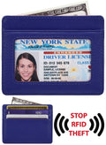 Credit Card Holder Genuine Leather Slim & Thin Pocket Wallet Minimalist Wallet Money Clip RFID Blocking
