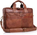 18-Inch Laptop Messenger Bag Trolley-Compatible Briefcase for Men and Women with Zippers and Multiple Compartments