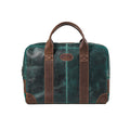 Leather Messenger Bag 16" Laptop Briefcase, Green Handbag Best Gift for Men