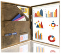 Leather Portfolio Business Padfolio Organizer Resume Document Conference Folder, Professional Notepad for Men & Women...
