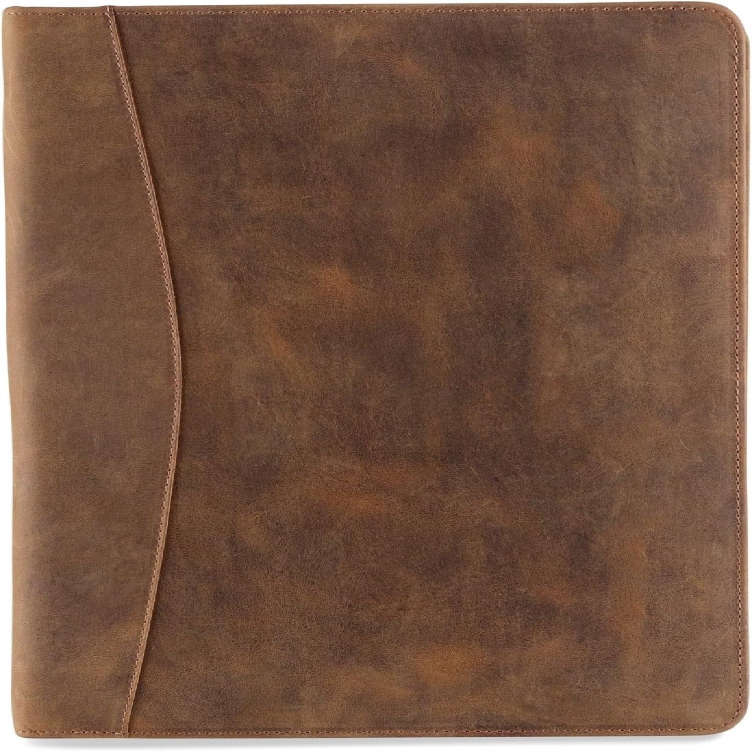 Leather Portfolio Professional Organizer Padfolio  Resume Folder with Luxury Pen - Leather Binder Portfolio Writing Pad with Business Card H