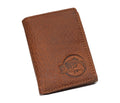 MARSHAL Genuine Leather RFID Blocking Bass Fish Wallet for Men Bifold & Trifold Fishing Wallets with Debossing Design...