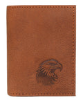 MARSHAL Mens Western Trifold Leather Wallet Genuine Cowhide RFID Blocking Wallet with Debossed American Eagle Design ...