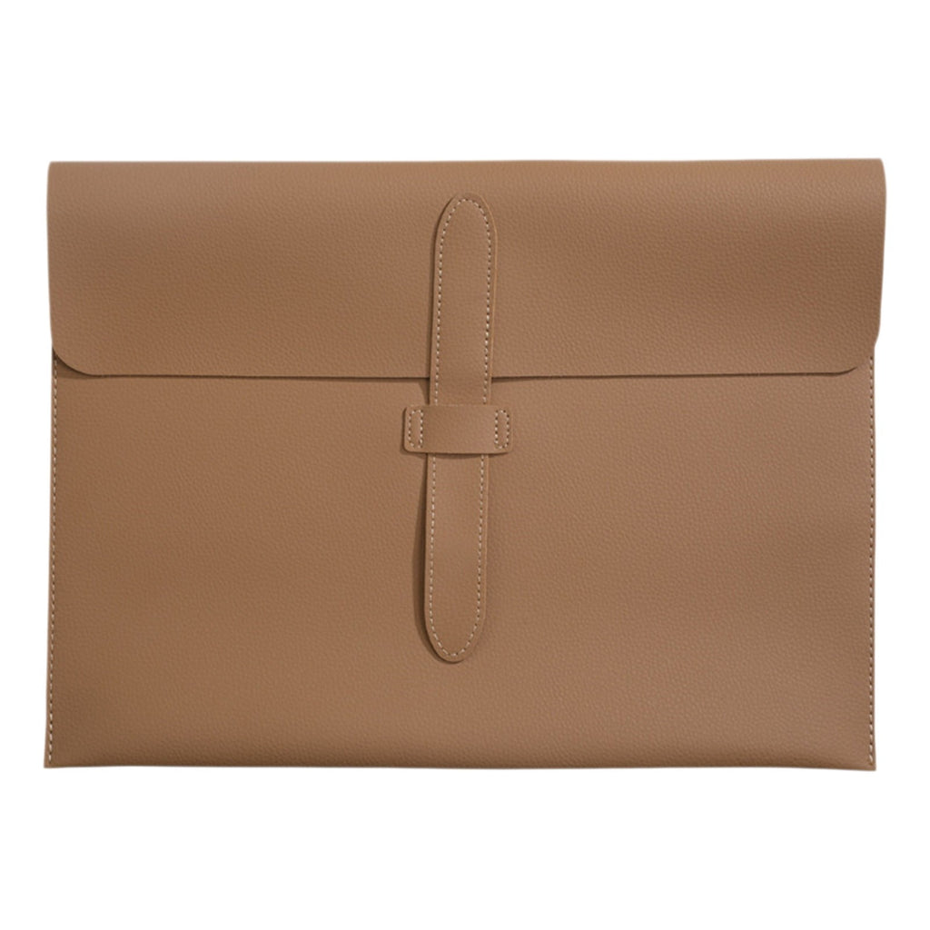 MOQIN Padfolio 3 Ring Leather Binder Business Portfolio Folder A4/ Letter Size for Organizer Documents Business Cards Conference Office Gift