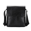Vegan Leather Messenger Bag for Men Laptop Briefcase Bag for College Office Adjustable Strap