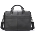 Men's Bag Genuine Leather Men Briefcase for Laptop 14 Inch Messenger Men's Leather Bag Business Portfolio for Documen...