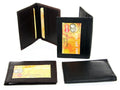 Card & ID Holder Slim Design Brown Wallet 3 x 4 inches