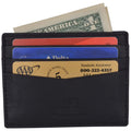 Men's RFID Blocking Slim Thin Soft Genuine Leather Credit Card Case Holder Wallet by Swiss Marshall
