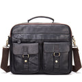Men's Shoulder Bag Genuine Leather Men's Designer Bag Handbag for Men Briefcase Fit 14inch Laptop Messenger Bags Men'...