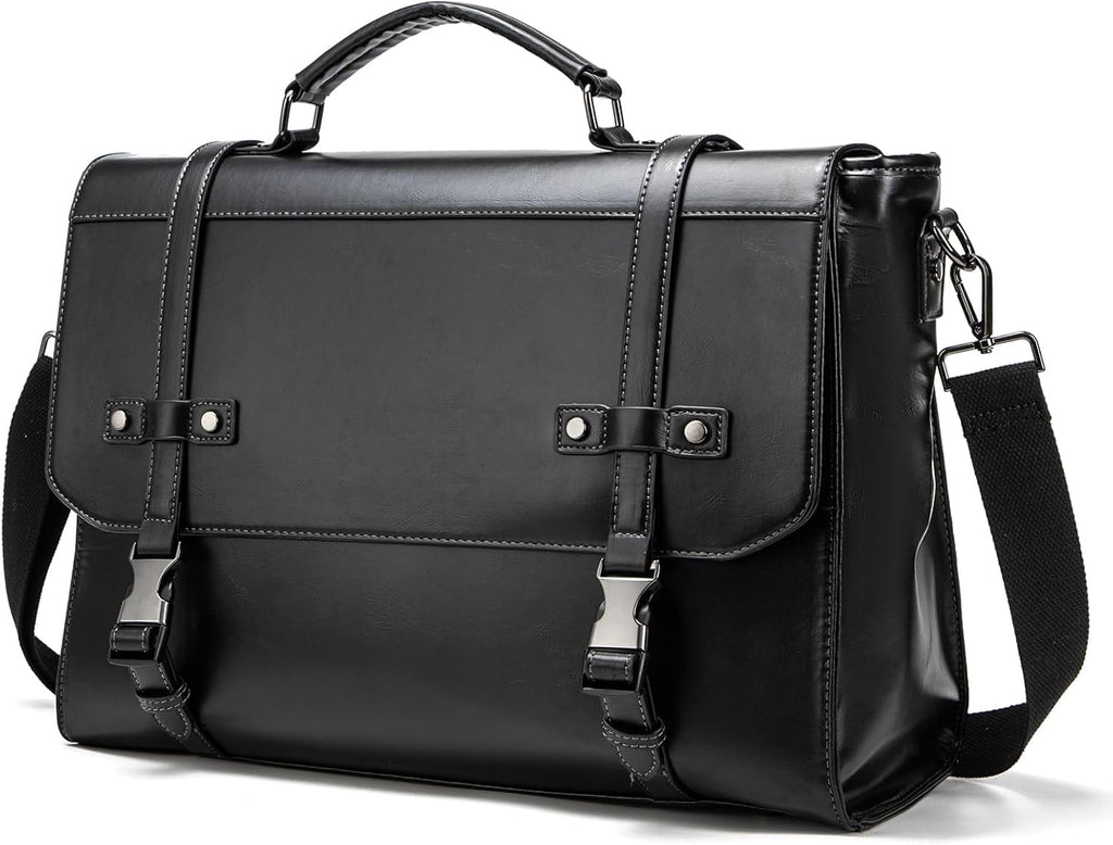 Messenger Bag For Men 17 Inch Vintage Leather Laptop Briefcase body Shoulder Bag For Business Travel Campus Work