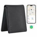 Smart Wallets for Men, Built-in Find My Real Time Tracker, PU Leather Classic Bifold Wallet Card Holder with Cash Poc...