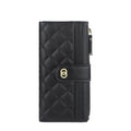 Wallets for Women, Slim Bifold Leather Credit Card Holder, Ladies RFID Blocking Long Wallet with Zipper Coin Pocket a...