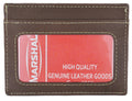 New Genuine Leather Slim Card Holder Wallets For Men - Minimalist