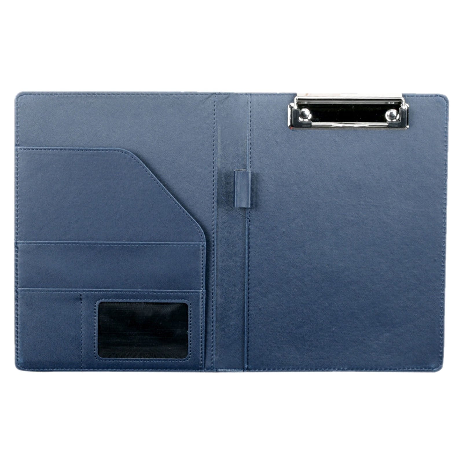 Leather Portfolio Folder Binder, A5 Padfolio Clipboard Folder with Magnetic Closure Cover for Business Office Confere...