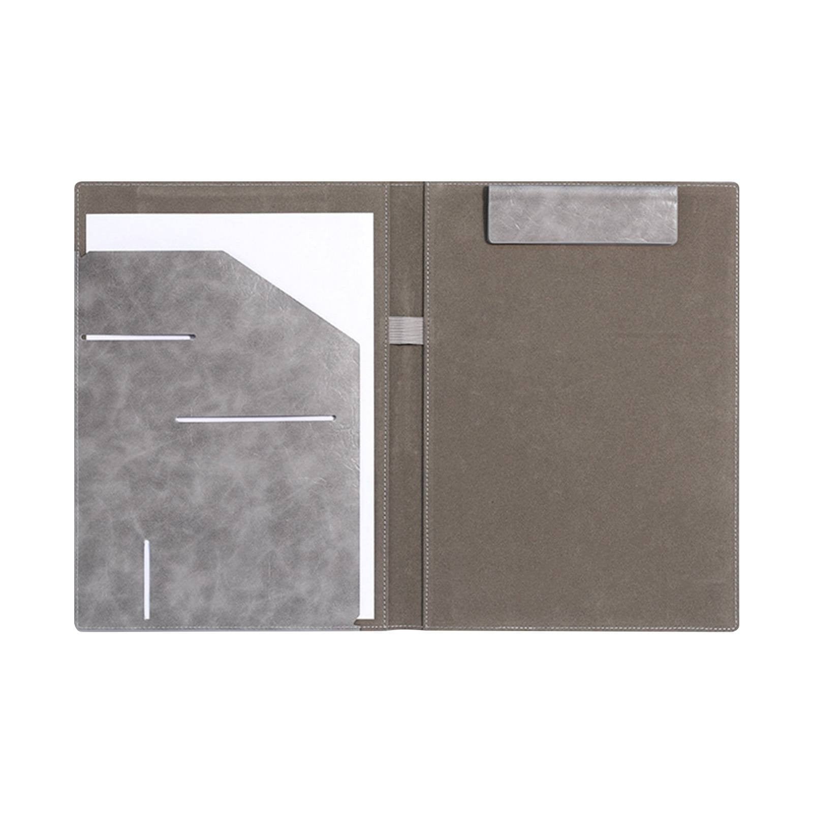 Padfolio Clipboard Folder Portfolio Notepad Organizer,Leather Interview Resume Folder,Conference Document Organizer w...