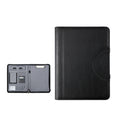 Portable Business Padfolio Portfolio Case Contract File Folder A4 Conference Folder PU Leather Portfolio Folder