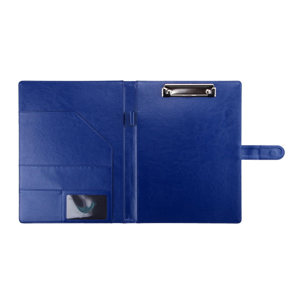 Professional Padfolio with Clipboard, Legal Pad Holder for A4 Letter Size, Faux Leather Portfolio Folder Binder, Inte...