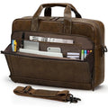 Mens Laptop Bag 16 Inch Leather Briefcase Vintage Messenger Bag for Men Large Crossbody Shoulder Office Computer Bag ...