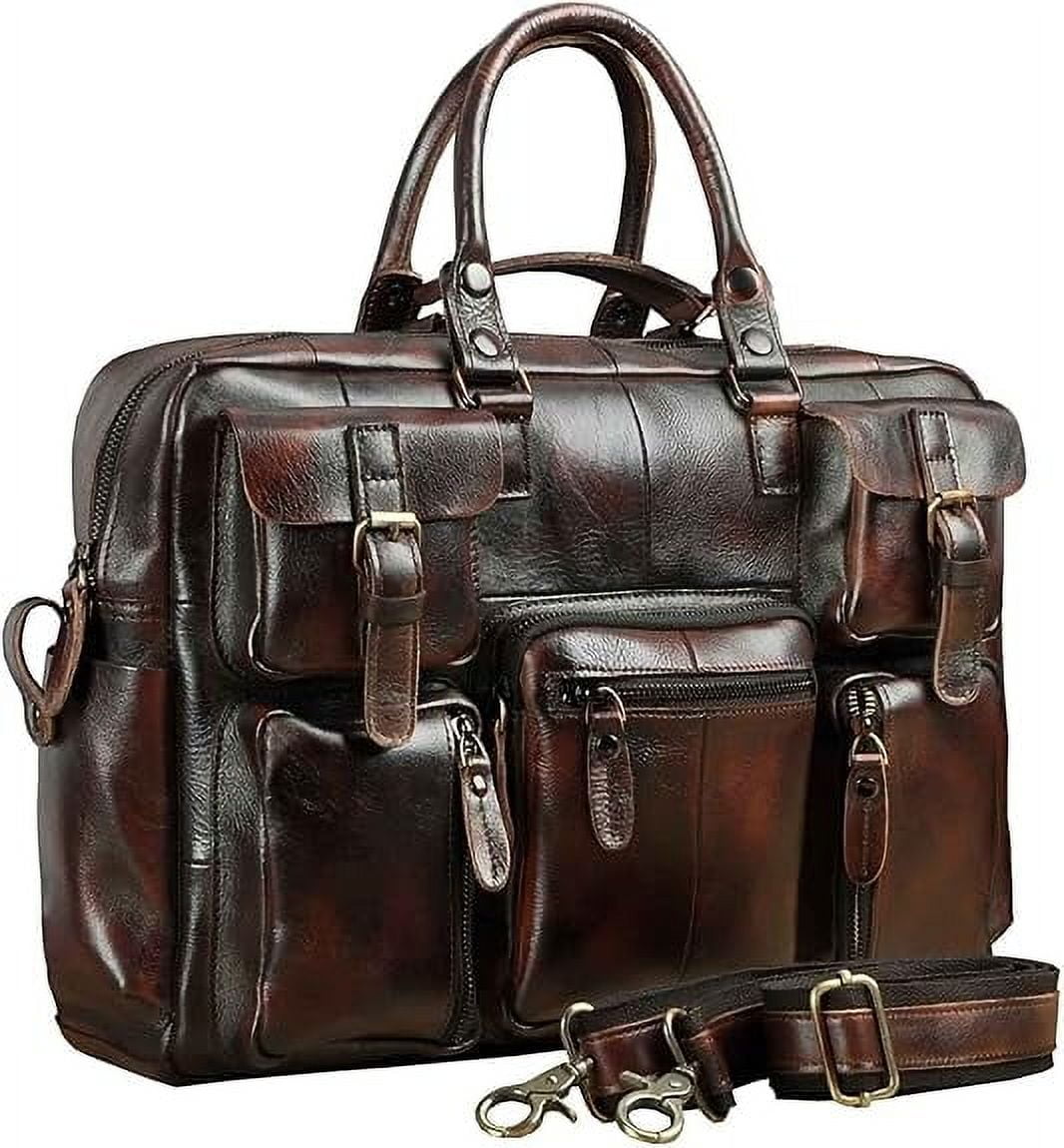 Briefcases For Men Original leather Men Handbag Business Briefcase Commercia Document Laptop Case Design Male Attache Portfolio Bag