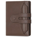 Leather Wallet for Men RFID Blocking Large Capacity Bifold Wallet Minimalist Back Pocket Wallets for Men with Zipper ...