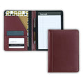 Contrast Stitch Leather Junior Padfolio, 5"x8" Brown