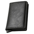 Simple Toggle Wallets for Men,Men's Simple Leather Wallet,Wallet with Smart Metal Pop Up Credit Card Holder,Credit Ca...