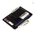Minimalist Leather Wallet, Slim Front Pocket Card Holder for Men & Women, Thin Compact Wallet for Credit Cards, ID & ...