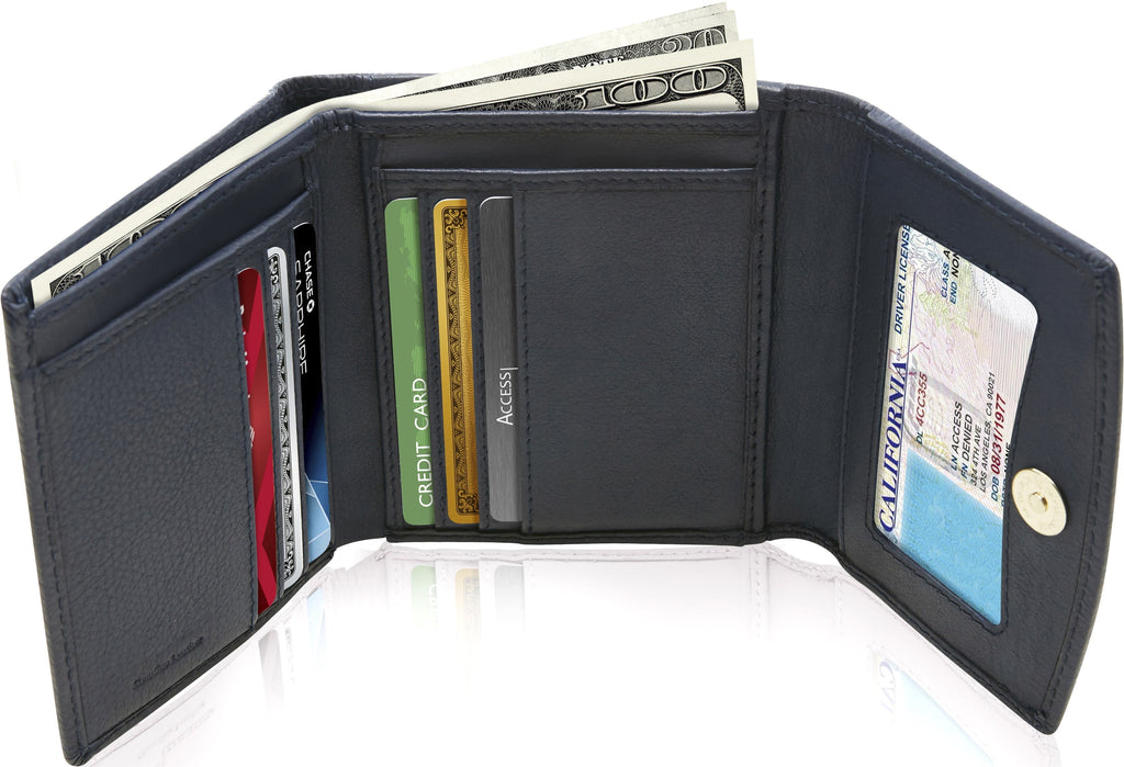 Small Wallets For Women - Leather Slim Compact Trifold Womens Wallet Credit Card Holder Mini Coin Pouch Gifts For Women