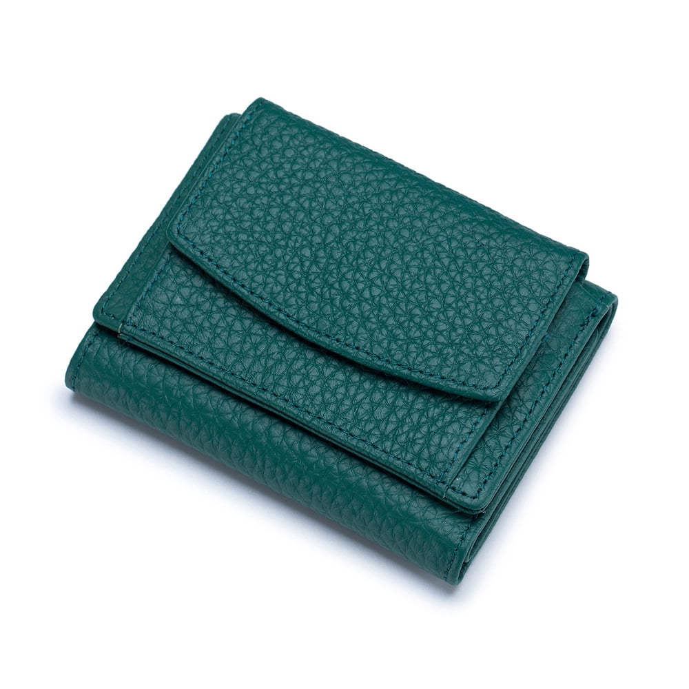 Blocking Card Holder Organizer Pocket Mini Wallet, Slim Compact Wallet - green
