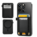 SU.Snap - Extra Slim Magnetic Wallet Compatible with MagSafe Covers and iPhone 17/16/15/14/13/12 Series, 6 Cards Hold...