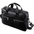for Men,High-End Texture Leather Laptop Bag for Men,Three Carrying Options Leather Briefcase for Men,Black