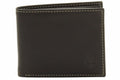 Men's Genuine Leather Hunter Passcase Wallet Black
