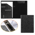 VEFSU 1pcs Portfolio Binder, Professional Padfolio with Clipboard and Storage, Portfolio Folder for Resume, Writing Pad, File, A4 Letter Siz