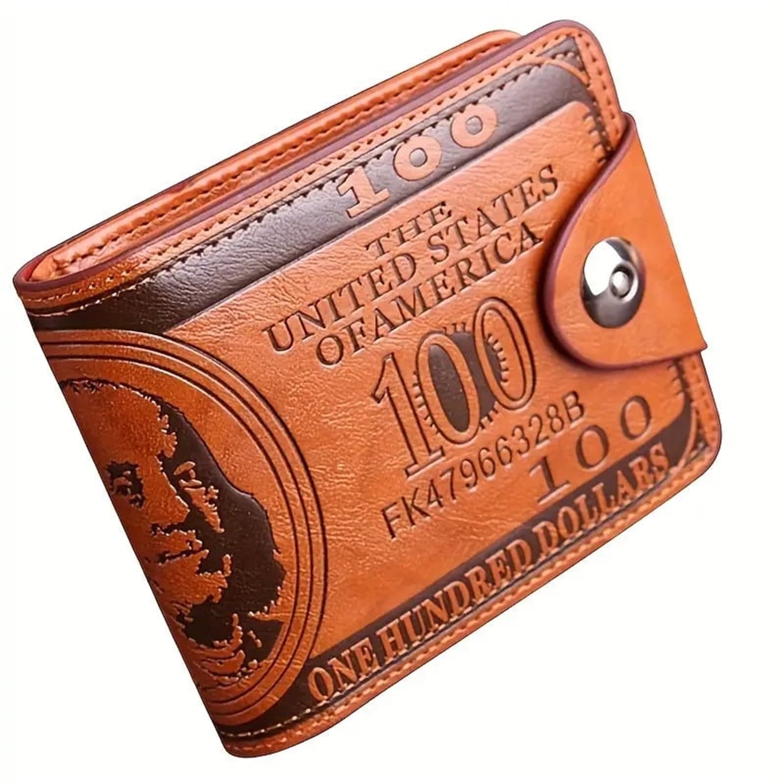 Vintage Style RFID Blocking Leather Wallet for Men - Slim Bifold with Multiple Card Slots, Zipper Coin Pocket, Snap Closure, Waterproof & Du