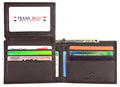 Wallet for Men-Genuine Leather RFID Blocking Bifold Wallet With ID Window