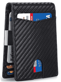 Wallet for Men Slim,Genuine Leather Mens Wallet RFID Blocking Credit Card Holder with Money Clip