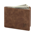 Wallets Clearance, Furenl Pu Leather Wallet for Men Tsv Men's Bifold Wallet Slim Minimalist Front Pocket Wallet Id Window Card Case Rfid Blo