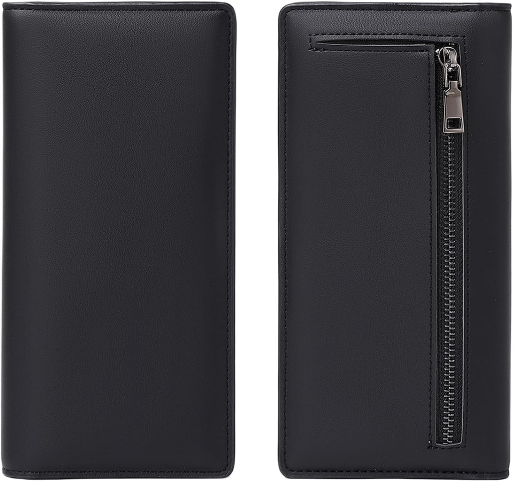 Wallets for Women Slim Thin Soft Leather RFID Blocking Credit Card Holder Bifold Long Ladies Wallet Clutch
