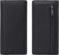 Wallets for Women Slim Thin Soft Leather RFID Blocking Credit Card Holder Bifold Long Ladies Wallet Clutch