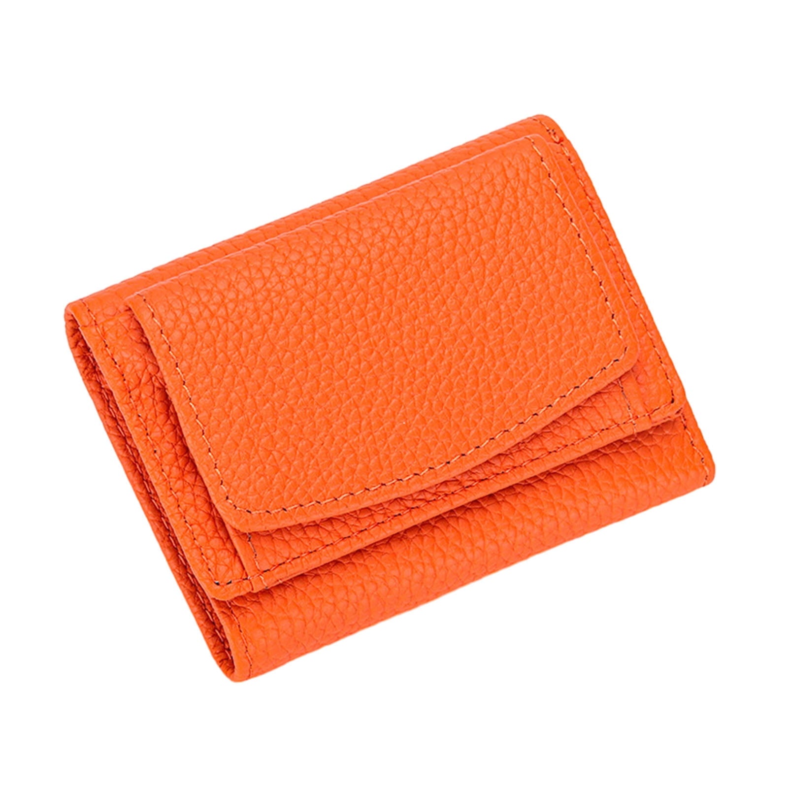Women's Slim Cowhide Leather Wallet – Mini Card Holder with 6 Slots + Coin Pocket , Ultra-Thin (4 x 3 Inch) – Lightwe...