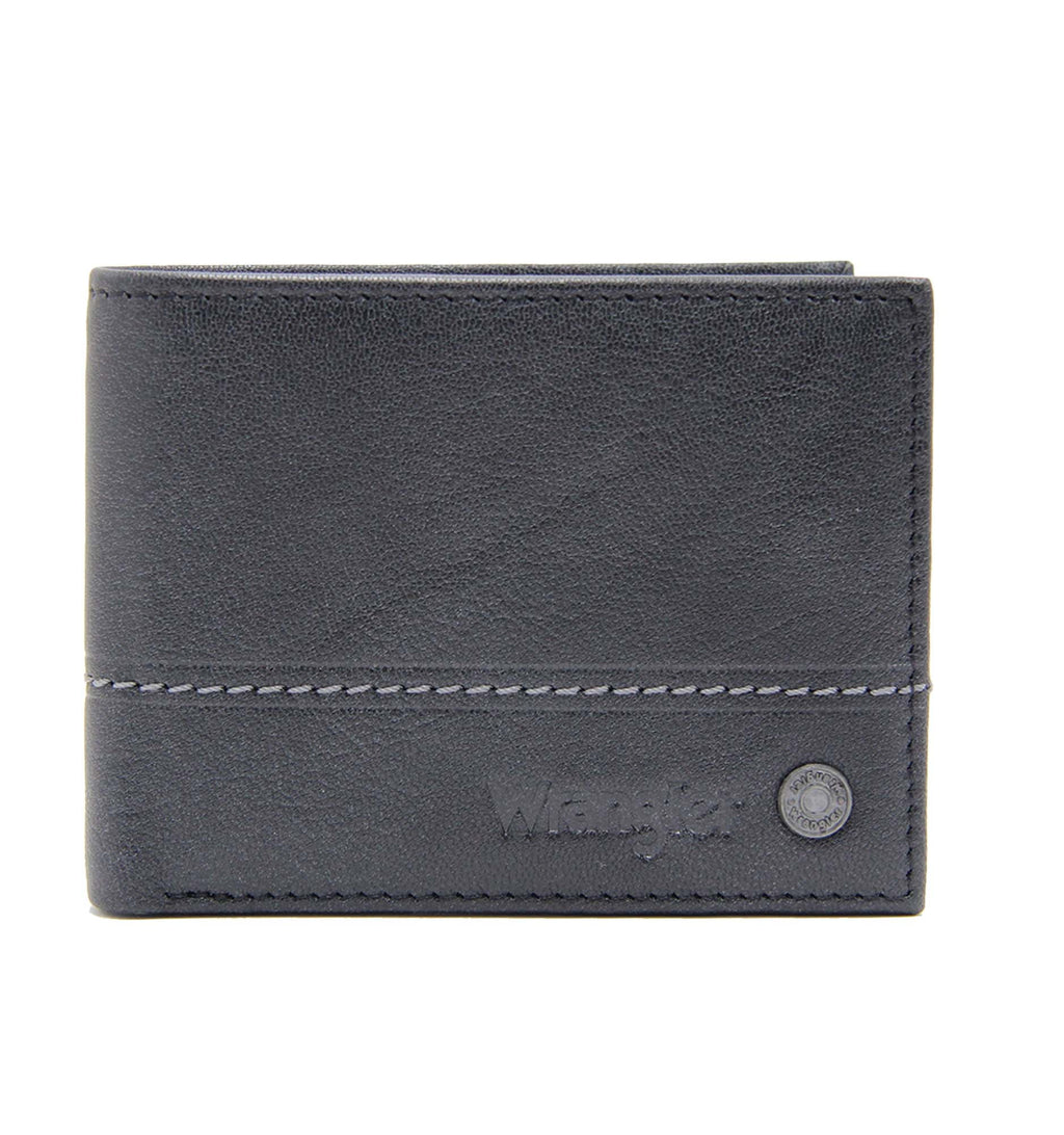 Leather Bifold Wallet - Black